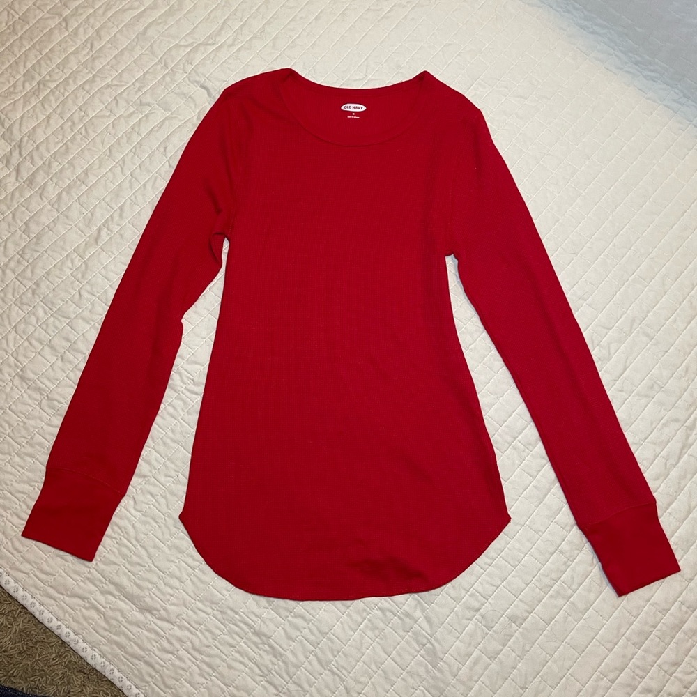 Red Old Navy long longsleeve